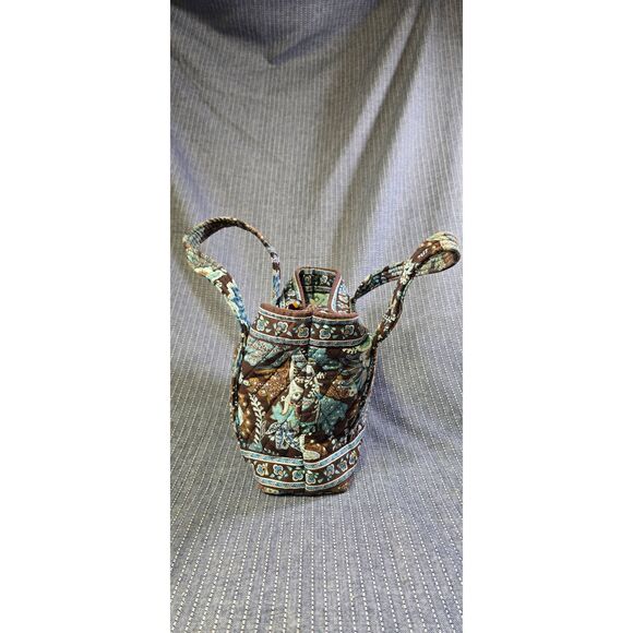 Vera Bradley Small Toggle Tote bag Java Blue Paisley Pattern - Picture 3 of 10